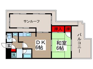 サンビーム行徳の物件間取画像